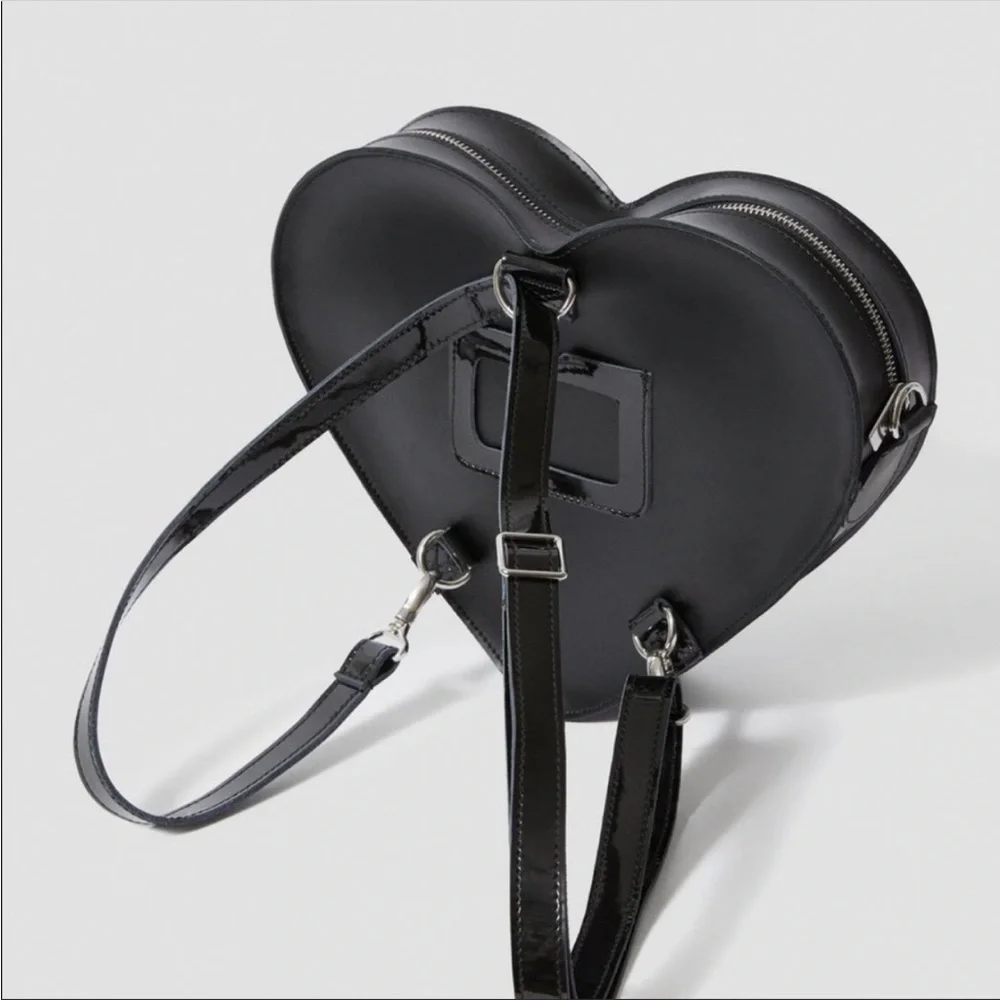 Dr. Martens Heart Shaped Leather Backpack NWT - Picture 2 of 2